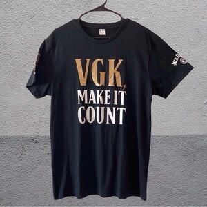 Vegas Golden Knights x Jack Daniels Collab Tee XL VGK Make It Count NHL Hockey